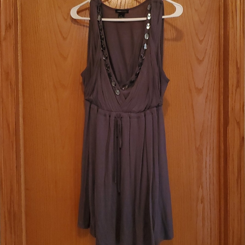 Mini. purple Dress👗 sz XL BCBG